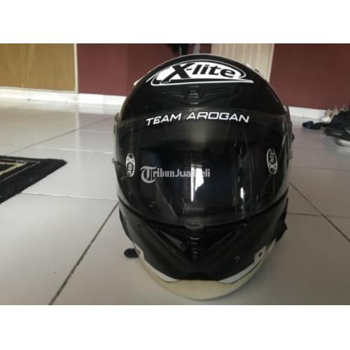 Helm Full Face Murah X Lite X802 Moon Second Normal Siap Pakai di