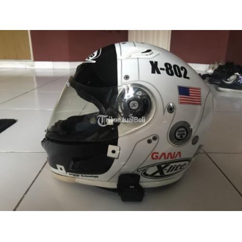 Helm Full Face Murah X Lite X802 Moon Second Normal Siap Pakai di