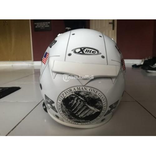 Helm Full Face Murah X Lite X802 Moon Second Normal Siap Pakai di