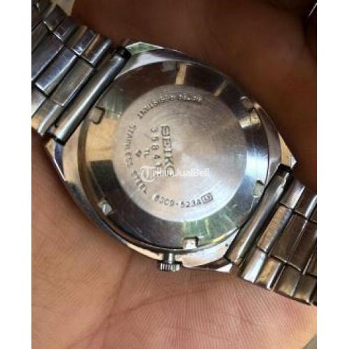 Jam Tangan Analog Stainless Bekas Seiko Cal 6309di523A Automatic Fungsi