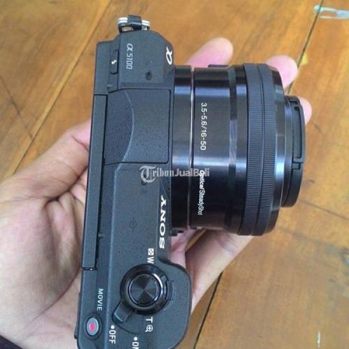 Kamera Mirrorless Bekas Sony A5100 Lensa Kit Normal Lengkap Original