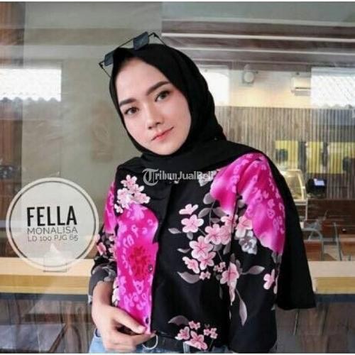 Kemeja Casual Fella Wolfice Fit To XL Harga 80 Ribu - Aceh