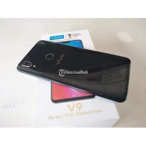 HP Vivo V9 Bekas Warna Black Ram 4GB Lengkap Garansi Harga Murah di