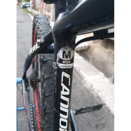Sepeda Cannondale Trail SL Bekas Terawat Normal Frame M MTB Murah
