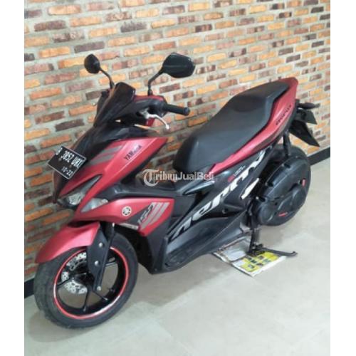 Yamaha Aerox 155 2017 Warna Merah Maroon Surat Lengkap Motor Siap Pakai - Jakarta Utara