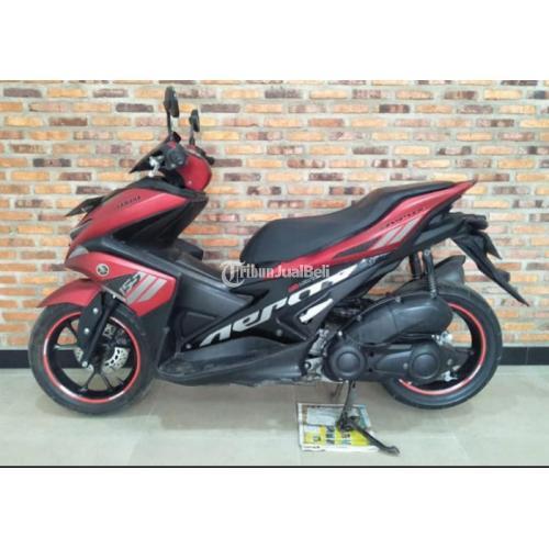 Yamaha Aerox 155 2017 Warna Merah Maroon Surat Lengkap Motor Siap Pakai - Jakarta Utara