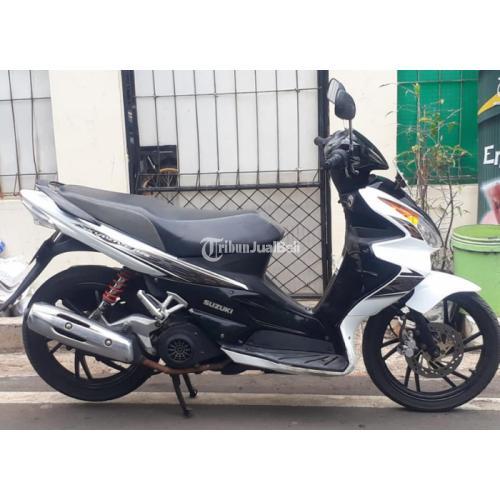Suzuki Skywave 125 Putih Hitam Tahun 2011 Warna Putih Bekas Plat B DKI Motor Terawat - Jakarta Timur