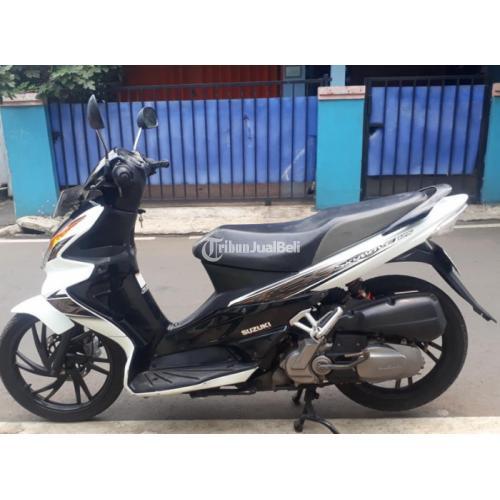 Suzuki Skywave 125 Putih Hitam Tahun 2011 Warna Putih Bekas Plat B DKI Motor Terawat - Jakarta Timur