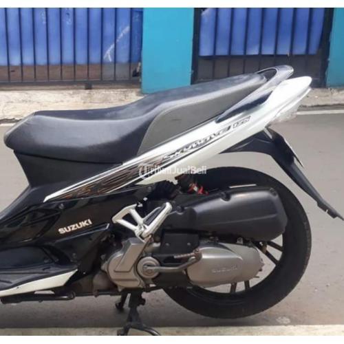 Suzuki Skywave 125 Putih Hitam Tahun 2011 Warna Putih Bekas Plat B DKI Motor Terawat - Jakarta Timur