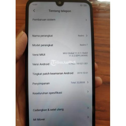 HP Xiaomi Redmi 7 Bekas Android Ram 3GB Murah Lengkap No Minus Bonus Case - Jakarta