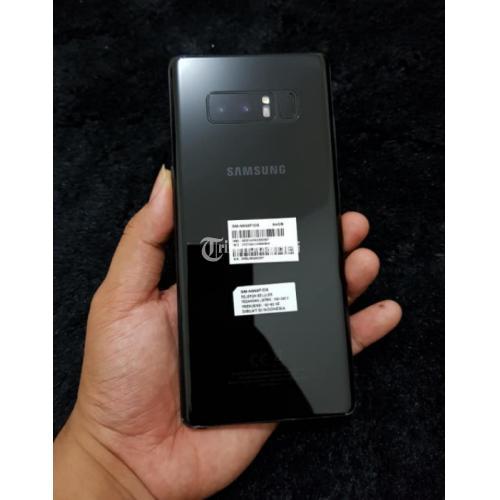 Samsung note 8 Ram 6/64gb Warna Black Mulus Lengkap Shadow Tipis di