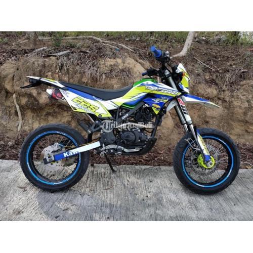 Motor Trail Murah Kawasaki D-Tracker Bekas Tahun 2016 Normal Ban Tebal - Surakarta