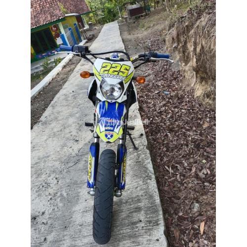 Motor Trail Murah Kawasaki D-Tracker Bekas Tahun 2016 Normal Ban Tebal - Surakarta