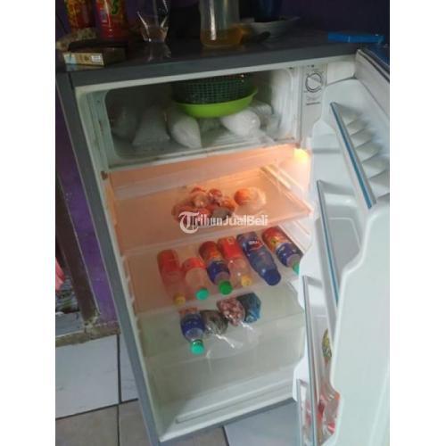 Kulkas Satu Pintu Murah Merek Toshiba Bekas Orisinil Normal Siap Pakai