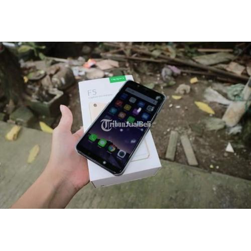 HP Oppo F5 Black Bekas Ram 4GB Lengkap Original Harga Murah di Bekasi