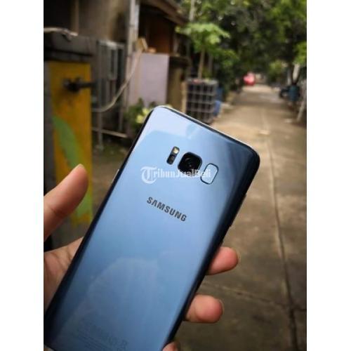 HP Samsung S8+ Bekas Warna Blue Lengkap Original Harga Nego Murah di