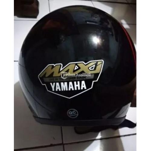 Helm Retro Yamaha Lexi Baru Warna Hitam Lengkap Harga Murah - Jawa Barat
