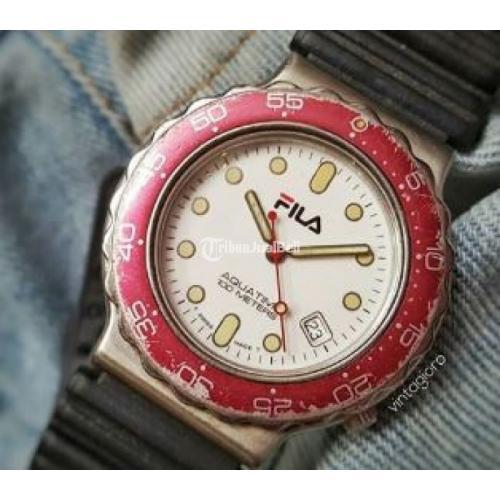 Jam Tangan Fila Aquatime Diver Swiss Made Circa 1990s di Surabaya
