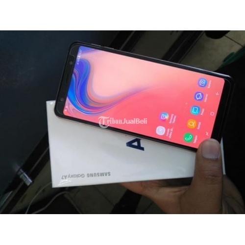 Hp Samsung A7 2018 Bekas Ram 4GB Normal No Minus Lengkap Murah di