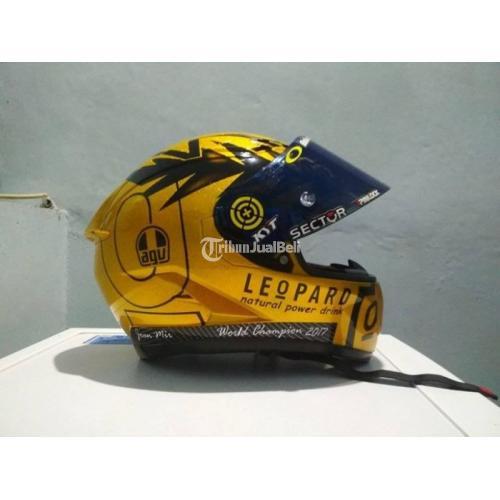 Helm full hot sale face leopard