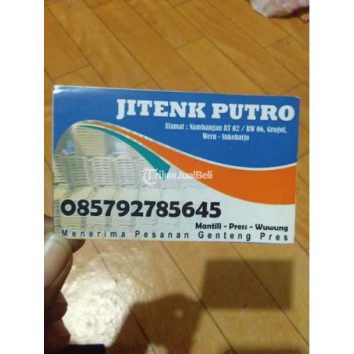 Genteng Pres Berkualitas Garansi 10 Tahun Tahan Injak Jaminan Tidak Mudah Retak - Klaten