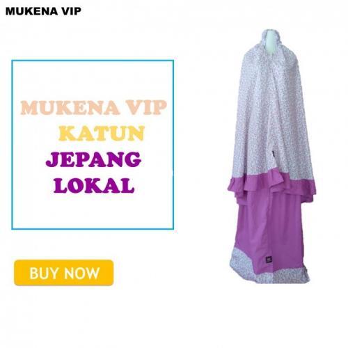 Mukena VIP All Size Katun Jepang Lokal Mukena VIP - Sleman