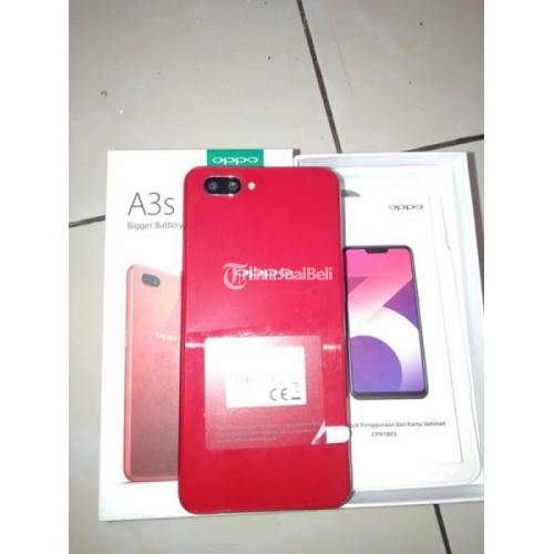HP Oppo A3s Bekas Warna Merah Ram 2GB Normal Mulus Lengkap Harga Murah - Jogja