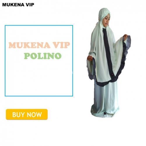 Mukena VIP Ukuran Dewasa Bahan Polino - Sleman