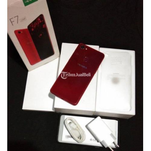 HP Oppo F7 Bekas Warna Merah Lengkap Ram 4GB Normal Siap Pakai di ...