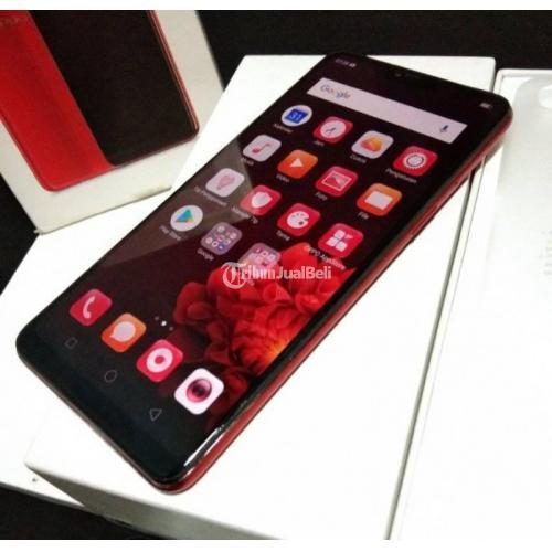 HP Oppo F7 Bekas Warna Merah Lengkap Ram 4GB Normal Siap Pakai di ...