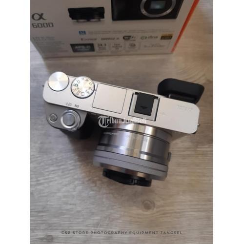 Kamera Mirrorless Sony A6000 kit 16di50 OIS Bekas Lengkap dengan Dus