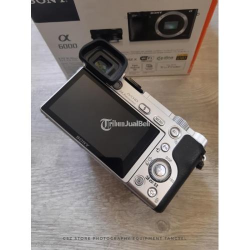 Kamera Mirrorless Sony A6000 kit 16di50 OIS Bekas Lengkap dengan Dus