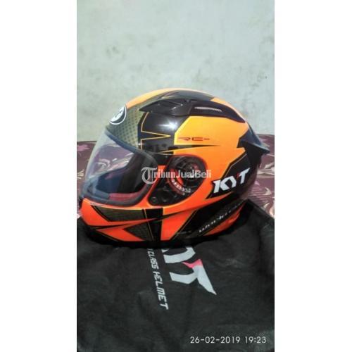 Helm kyt full cheap face orange