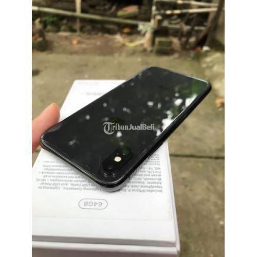 HP Iphone X Bekas Apple 64GB Warna Space Gray Murah Garansi Ibox