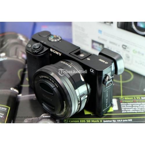 Kamera Mirrorless Murah Sony A6000 Bekas Lensa Kit Lengkap Normal