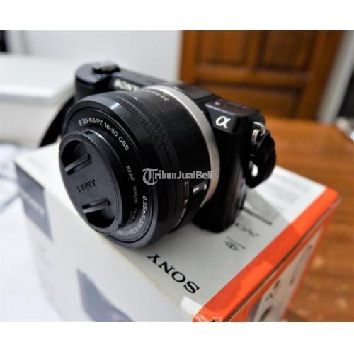 Kamera Mirrorless Murah Sony A5000 Bekas Lensa Kit Normal Lengkap di