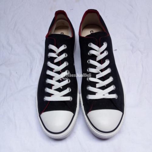 Sepatu CONVERSE DOUBLE TONGUE BLACK RED Size 44 BNIB Sepatu Bagus - Main Image