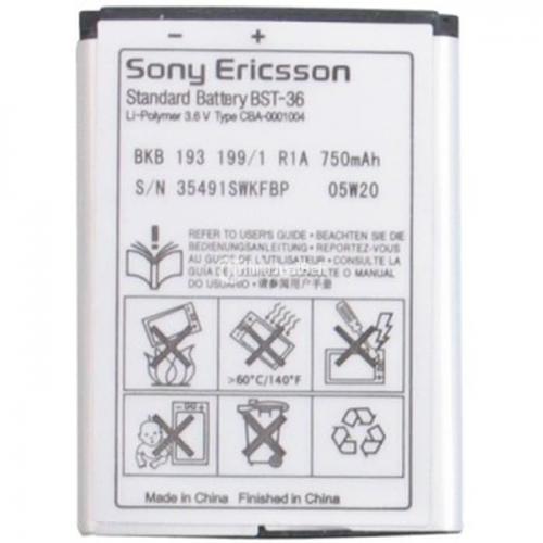 Baterai Sony Ericsson BST-36 Original 780mAh Murah - Jakarta Pusat