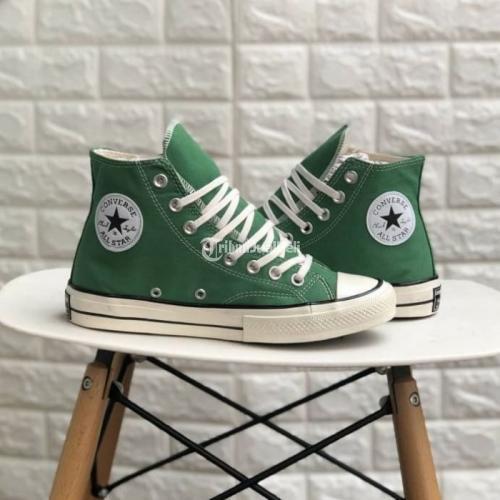 Promo Sepatu Converse Chuck Taylor All Star 70s HI Green Black Egret Di