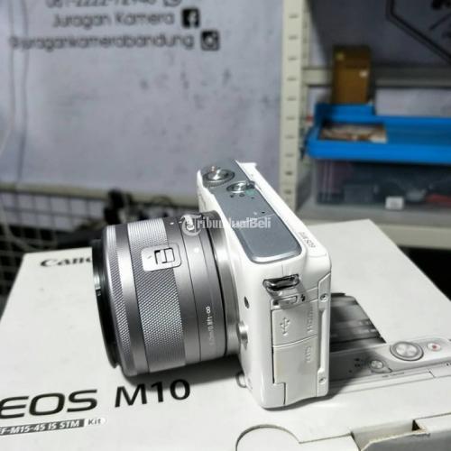 Kamera Canon M10 Bekas Lensa Kit Normal Mirrorless Murah Garansi Toko