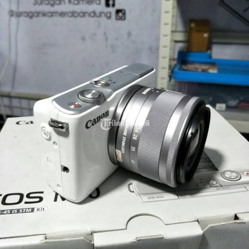 Kamera Canon M10 Bekas Lensa Kit Normal Mirrorless Murah Garansi Toko