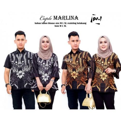 Baju Atasan Batik Wanita Murah Model Terbaru Bahan Berkualitas - Sukoharjo