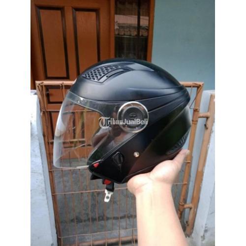 Jual helm zeus half hot sale face