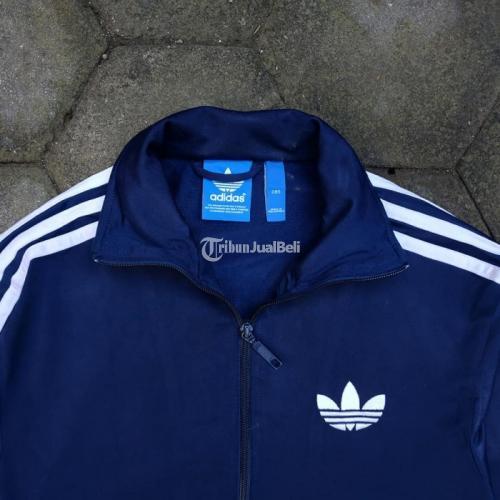 Jaket ADIDAS FIREBIRD NAVY Size M Karet Kencang Masih Ada Tag Siap