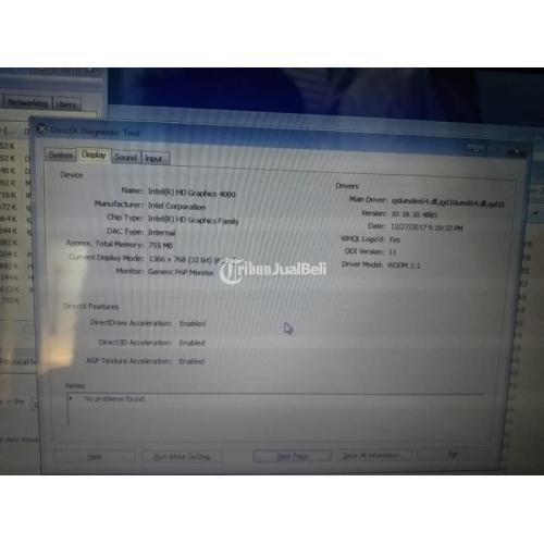 Laptop Gaming Bekas Lenovo i5 3210 Nvdia G Force GT 610 Harga Murah - Tangerang