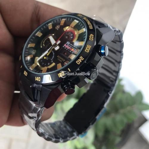 Jam Tangan Pria Casio Edifice Original New Warna Hitam Harga Nego