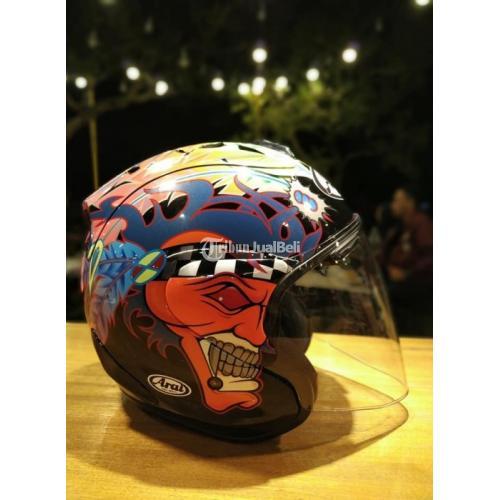 Helm TSR Arai Ram Russel Black Bekas Mulus Lengkap Harga Murah