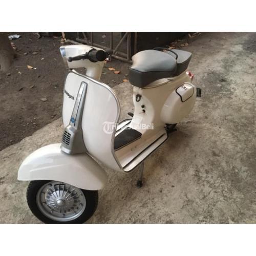 Motor Klasik Vespa PTS 100 Tahun 1980 Surat Lengkap Plat AD Klaten