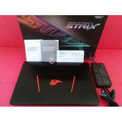 ASUS ROG GL553VE i7-7700HQ Nvidia GTX 1050ti 4GB Fullset Garansi 2020 - Surabaya