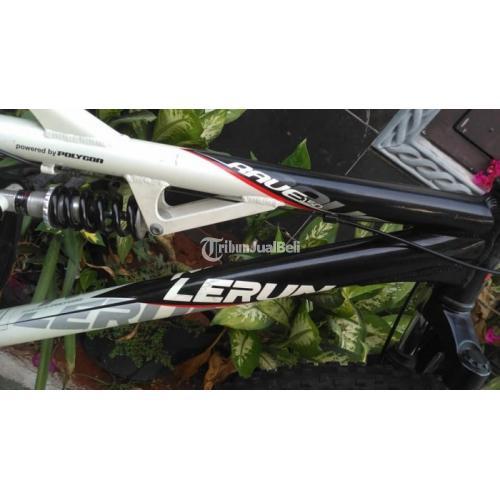 Sepeda MTB Bekas Polygon Fullsus Lerun Rave 150 Original Mulus